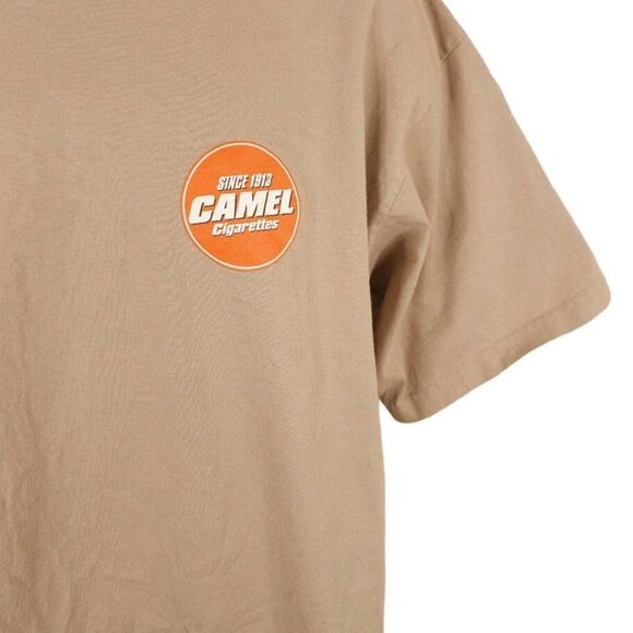 Vintage Camel Cigarettes T Shirt Mens Size XL Beige 90s Promo Made In USA - Picture 3 of 7
